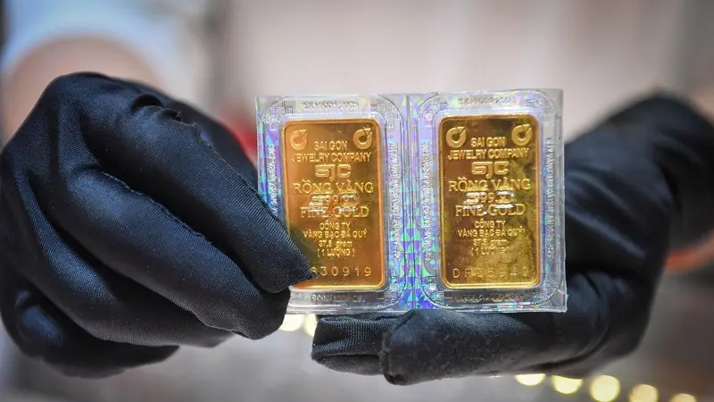 Sáng 14/11, giá vàng 'rơi' 1,4 triệu đồng/lượng